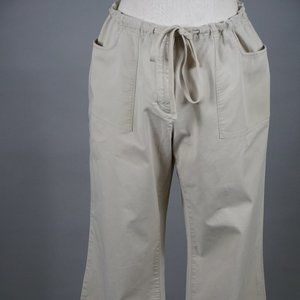 Talbot Cotton Stretch Drawstring Pants Size14 W